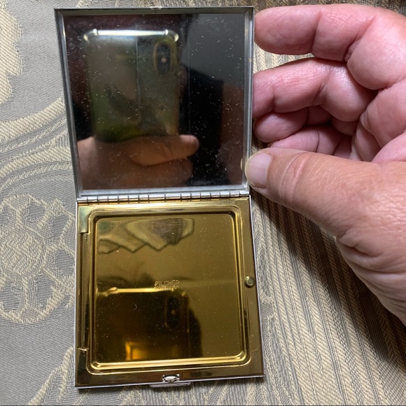 Vintage Mother of Pearl & Abalone Compact Unused - Picture 5 of 11